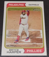 Bryce Harper 2023 Topps Heritage card