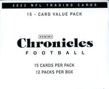 Cello Box 2022 Panini Chronicles card