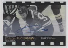 Ryan O'Reilly 2021 O-Pee-Chee Platinum 2020 Update Photo Driven Rainbow Autograph card