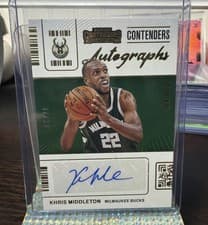 Khris Middleton 2021 Panini Contenders Contenders Autographs card