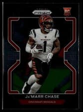 Ja'Marr Chase 2021 Panini Chronicles Prizm Black card