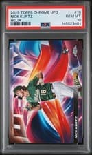 2025 Topps Chrome Update Helix Nick Kurtz #HX-19 card