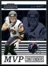 J.J. Watt #MVP- JJ 2019 Panini Contenders MVP Contenders card