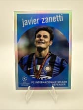 Javier Zanetti 2022 Topps Chrome UEFA Club Competitions 1959 card