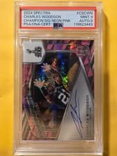 2024 Panini Spectra Champion Signatures Charles Woodson #CS-CWN