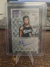 2025-26 Topps Shopping Spree Signatures Nique Clifford #SSA-NC card