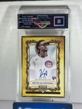 Kevin Alcántara 2025 Topps Gilded Collection Topps Gallery of Gold Autographs card