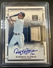 2025 Panini Impeccable Lumber Signatures Roberto Alomar #33 card