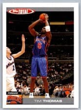 Tim Thomas 2004-05 Topps Total Base Set card