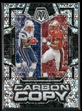 Randy Moss / Terrell Owens 2024 Panini Mosaic Carbon Copy card