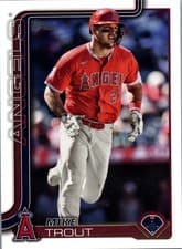 Mike Trout 2025 Topps card