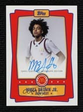 2025 Topps Chrome McDonald's All American Event Autographs Mikel Brown Jr. #EA-MB card