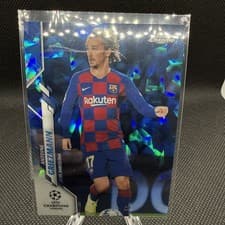 Antoine Griezmann 2019 Topps Chrome UEFA Champions League Sapphire card
