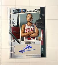 2025-26 Topps New Applicants Autographs Noa Essengue #NA-NE card