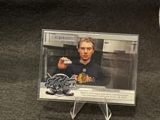 2024-25 Upper Deck Credentials Milestone Pucks Connor Bedard #MP-CB card
