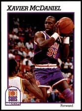 Xavier McDaniel 1991-92 Hoops Base Set card