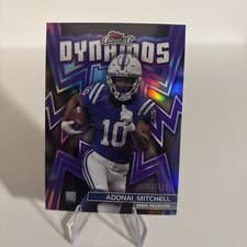 2024 Finest Dynamos Adonai Mitchell #DYN-10 card