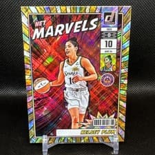 Kelsey Plum 2025 Panini Donruss WNBA Net Marvels card