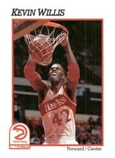 Kevin Willis 1991-92 Hoops Base Set card