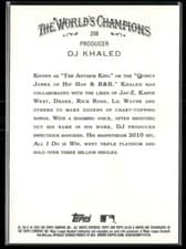 DJ Khaled 2025 Topps Allen and Ginter card