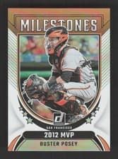 2024 Donruss Milestones Buster Posey #9 card