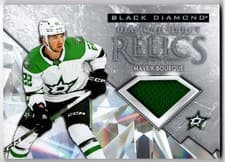 2024-25 Upper Deck Black Diamond Diamond Debut Relics Jersey Mavrik Bourque #DD-MB card