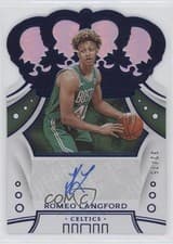 Romeo Langford 2019 Panini Crown Royale Rookie Autographs card