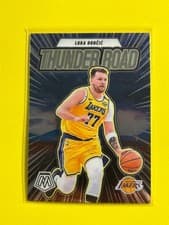 Luka Doncic 2024 Panini Mosaic Thunder Road card