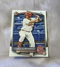JJ Wetherholt 2025 Bowman Prospects card