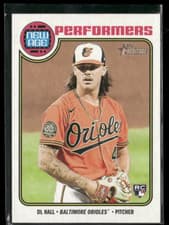 DL Hall 2023 Topps Heritage New Age Performers card