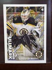 Linus Ullmark 2022 Topps NHL Sticker card