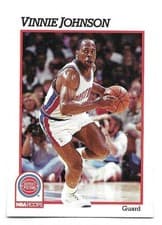 Vinnie Johnson 1991-92 Hoops Base Set card