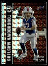 Josh Allen 2021 Panini Mosaic Touchdown Masters card