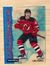 2024-25 Upper Deck Synergy Colorways Luke Hughes #L-43 card