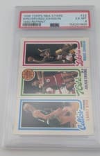Larry Bird, Julius Erving, Magic Johnson 1996 Topps Stars Reprint card