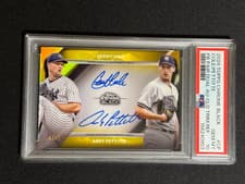 2024 Topps Chrome Black Pitch Black Pairings Dual Autographs Gerrit Cole / Andy Pettitte #PBDA-CP card