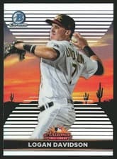 Logan Davidson 2022 Bowman Chrome 2021 AFL Fall Stars card