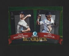 2022 Bowman Draft Blackjack Jacob Misiorowski, Eric Brown Jr. #BJ-4