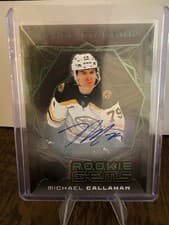 2025-26 Upper Deck Black Diamond Rookie Gems Signatures Michael Callahan #RGS-MC card