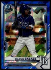 Osleivis Basabe 2021 Bowman Draft Sapphire card