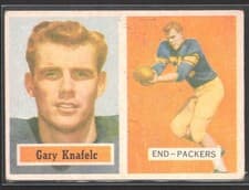 Gary Knafelc 1957 Topps card