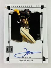 Leo De Vries 2024 Panini Impeccable Illustrious Ink card
