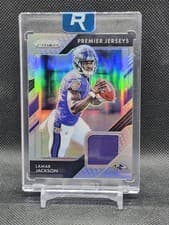 Lamar Jackson 2018 Panini Prizm Premier Jerseys card