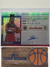 2025-26 NBA Hoops Hoops Rookie Signatures Jamir Watkins #HRS-JW card
