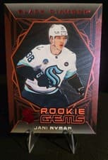 2025-26 Upper Deck Black Diamond Rookie Gems Jani Nyman #RG-JN card