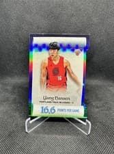 2025-26 Topps Holiday Making The Nice List Yang Hansen #ML-16 card