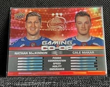 2024-25 Upper Deck Gaming Co-Op Nathan MacKinnon / Cale Makar #CGO-8 card