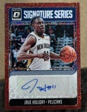 Jrue Holiday 2018 Panini Donruss Optic Signature Series card