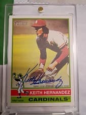 2025 Topps Heritage Real One Autographs Keith Hernandez #ROA-KHE card