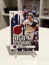 Mick Abel 2025 Topps Update Rising Rookies Relics card